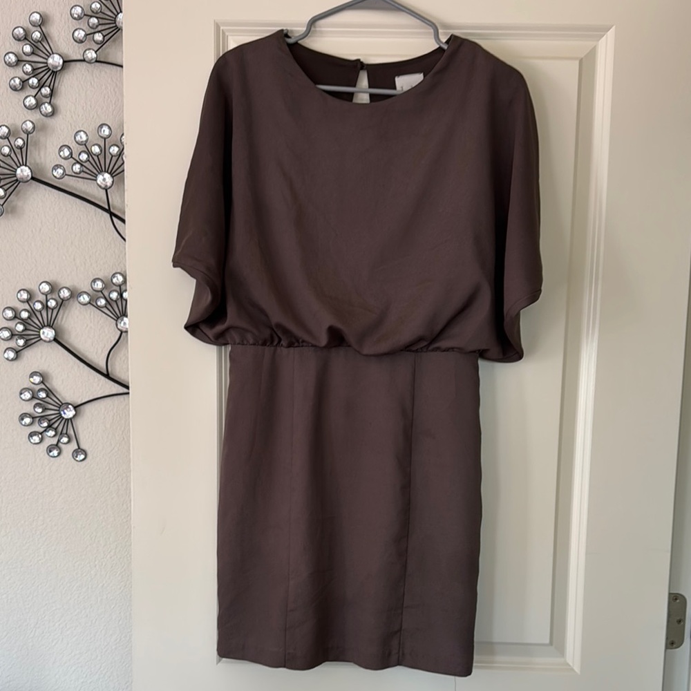 Lola Dolman Sleeve Size Large Sheath Dress with‎ Cut-Out Back